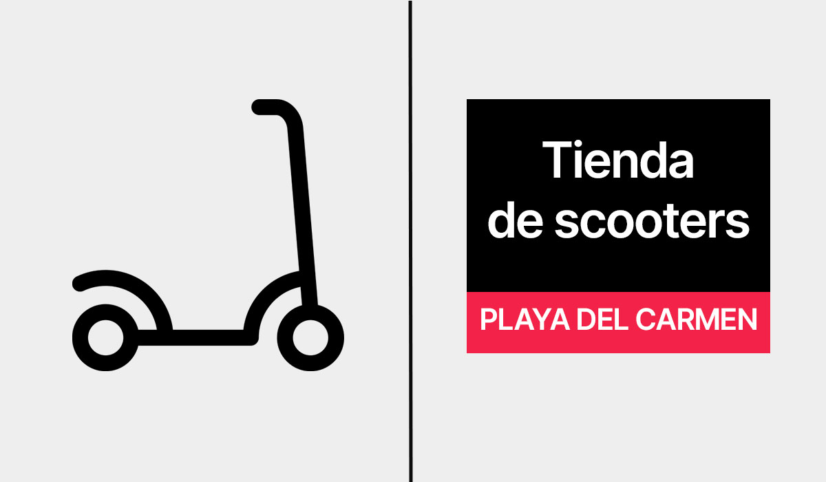 tienda de scooters en playa del carmen