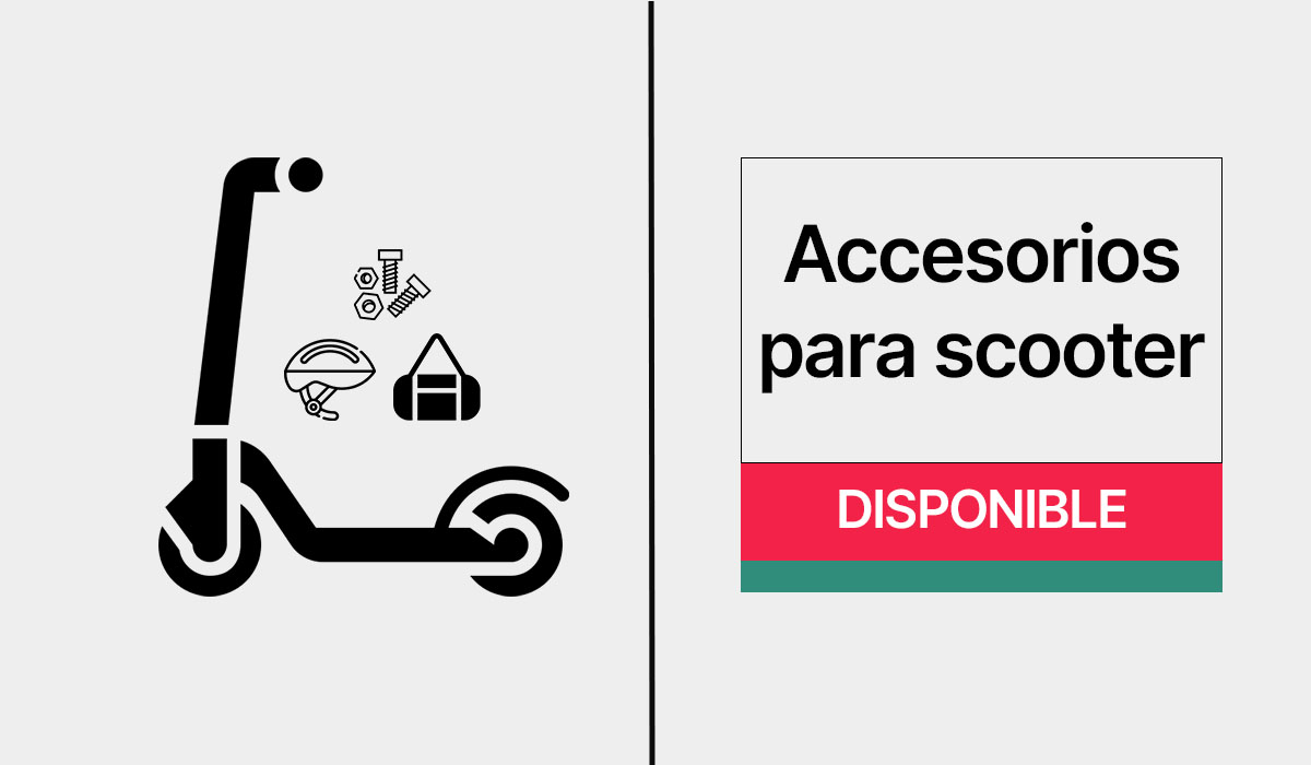 accesorios para scooter eléctrico